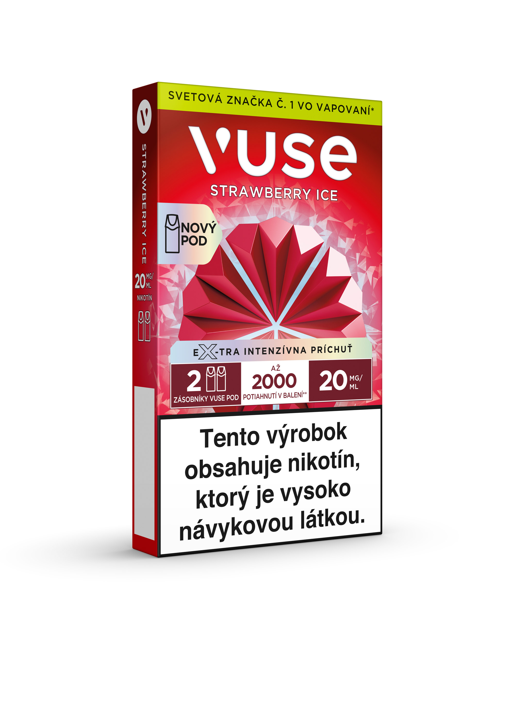 Vuse Strawberry Ice náplne 20mg
