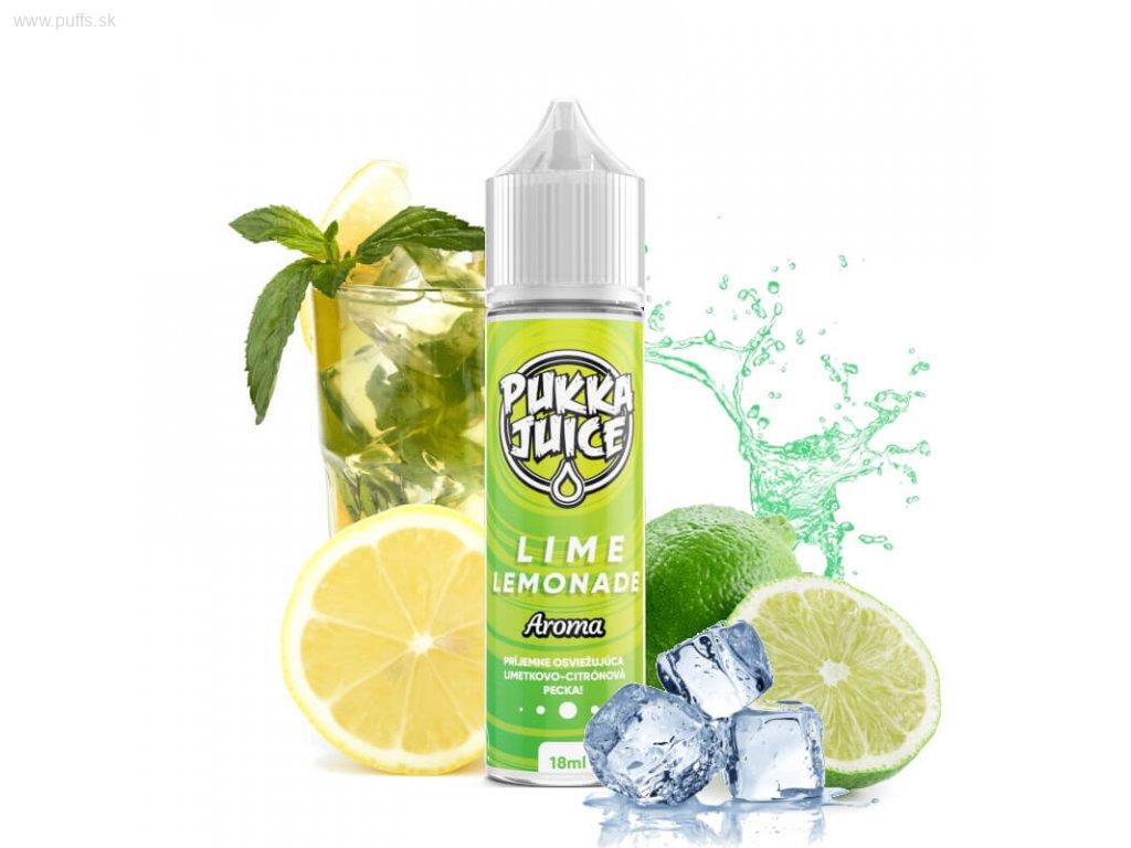 Lime Lemonade Longfill 18ml - Pukka Juice