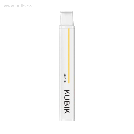 Kubík – Jednorazová e-cigareta 600  | Peach Ice 20mg