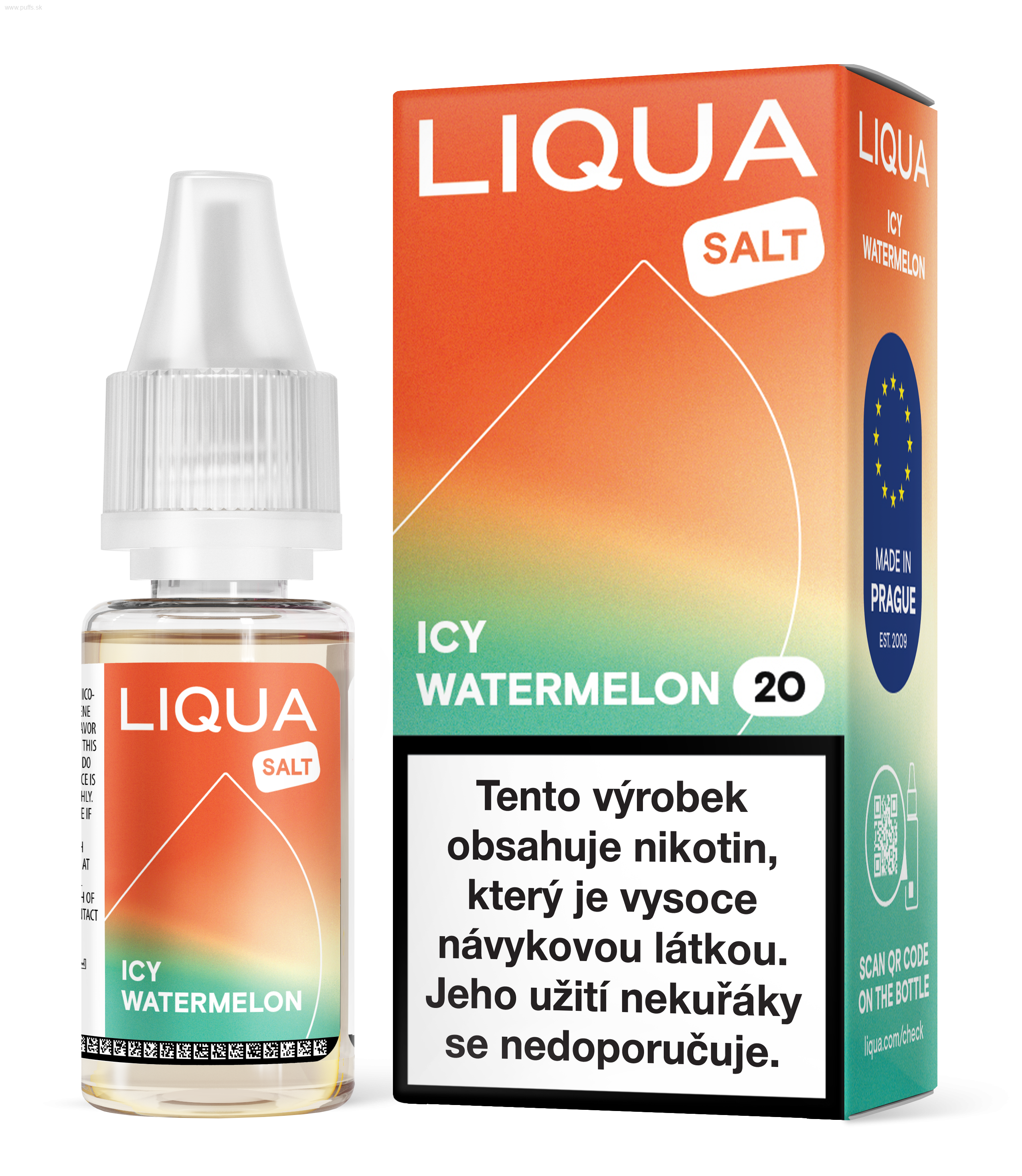 LIQUA Salt 10ml Icy Watermelon 10mg