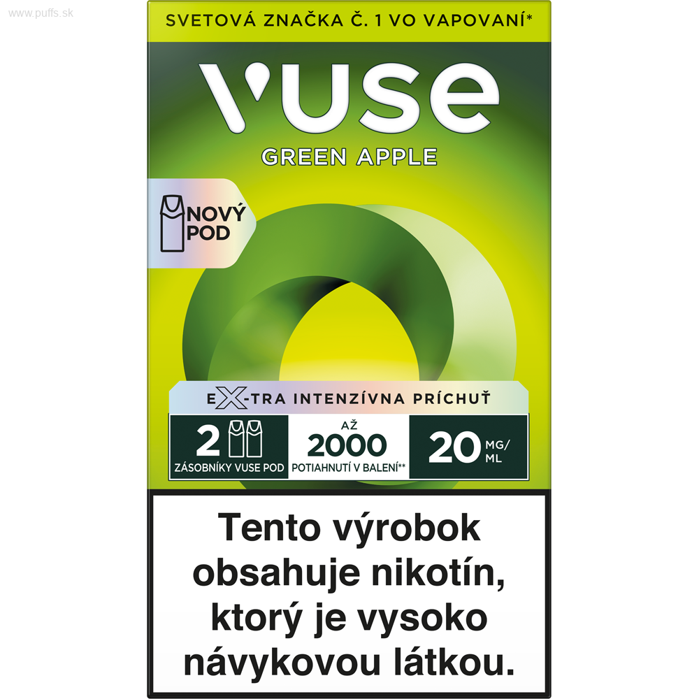 Vuse Green Apple náplne 20mg