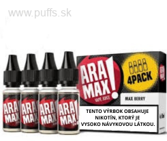 Aramax 4Pack 4x10ml Berry Max 6mg