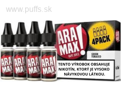 Aramax 4Pack 4x10ml Green Tobacco 6mg