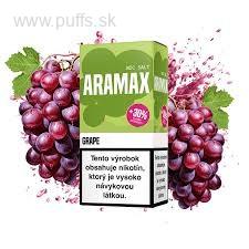 Aramax Salt E-Liquid 10ml Grape 10mg