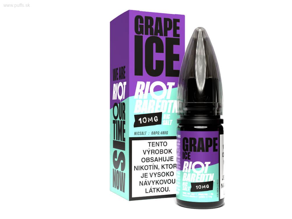 Riot Bar EDTN salt 10ml Grape Ice 10mg