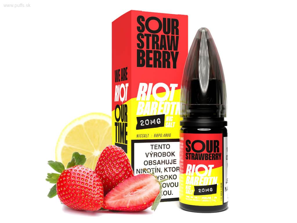 Riot Bar EDTN salt 10ml Sour Strawberry 20mg