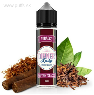 Dinner Lady Tobacco 10ml Captain Tobacco