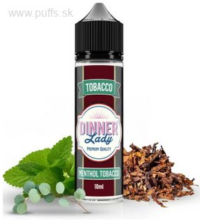 Dinner Lady Tobacco 10ml Menthol Tobacco