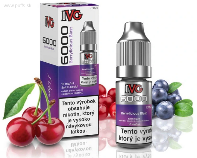 IVG6000 Salt 10ml Berrylicious Blast 10mg