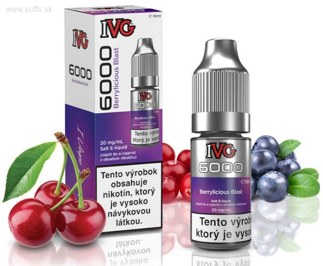 IVG6000 Salt 10ml Berrylicious Blast 20mg