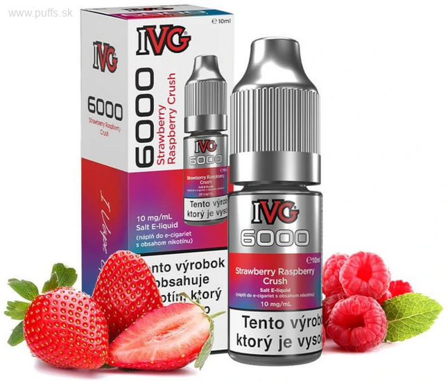 IVG6000 Salt 10ml Strawberry Raspberry Crush 10mg