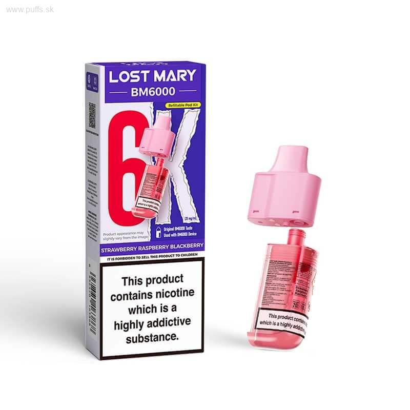 Lost Mary BM6K 20mg Strawberry Raspberry Blackberry