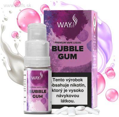 Way to Vape liquid 10ml Bubblegum 6mg