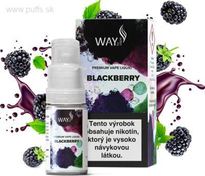 Way to Vape liquid 10ml Blackberry 6mg