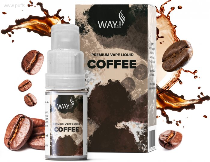 Way to Vape liquid 10ml Coffee 0mg