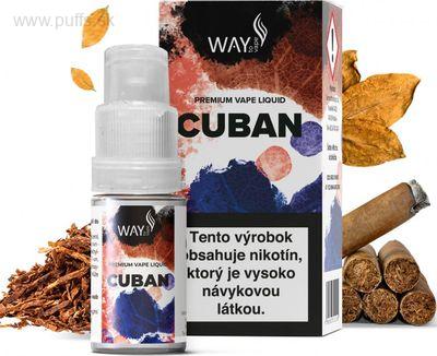 Way to Vape liquid 10ml Cuban 6mg