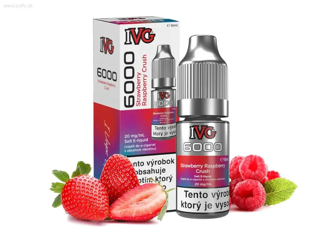 IVG6000 Salt 10ml Strawberry Raspberry Crush 20mg IVG6000 Salt 10ml Strawberry Raspberry Crush 20mg
