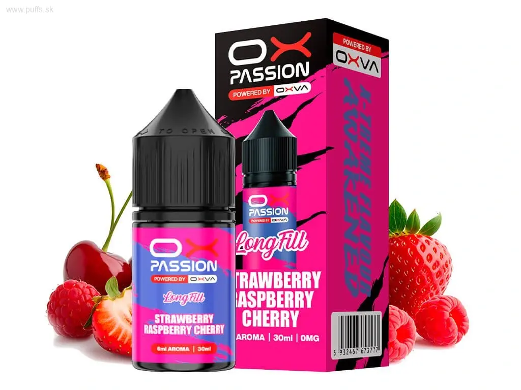 Ox Passion Strawberry Raspberry Cherry Longfill 6ml Ox Passion Strawberry Raspberry Cherry Longfill 6ml