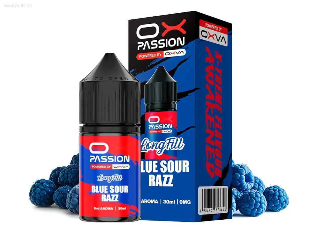 Ox Passion Blue Sour Razz Longfill 6ml Ox Passion Blue Sour Razz Longfill 6ml