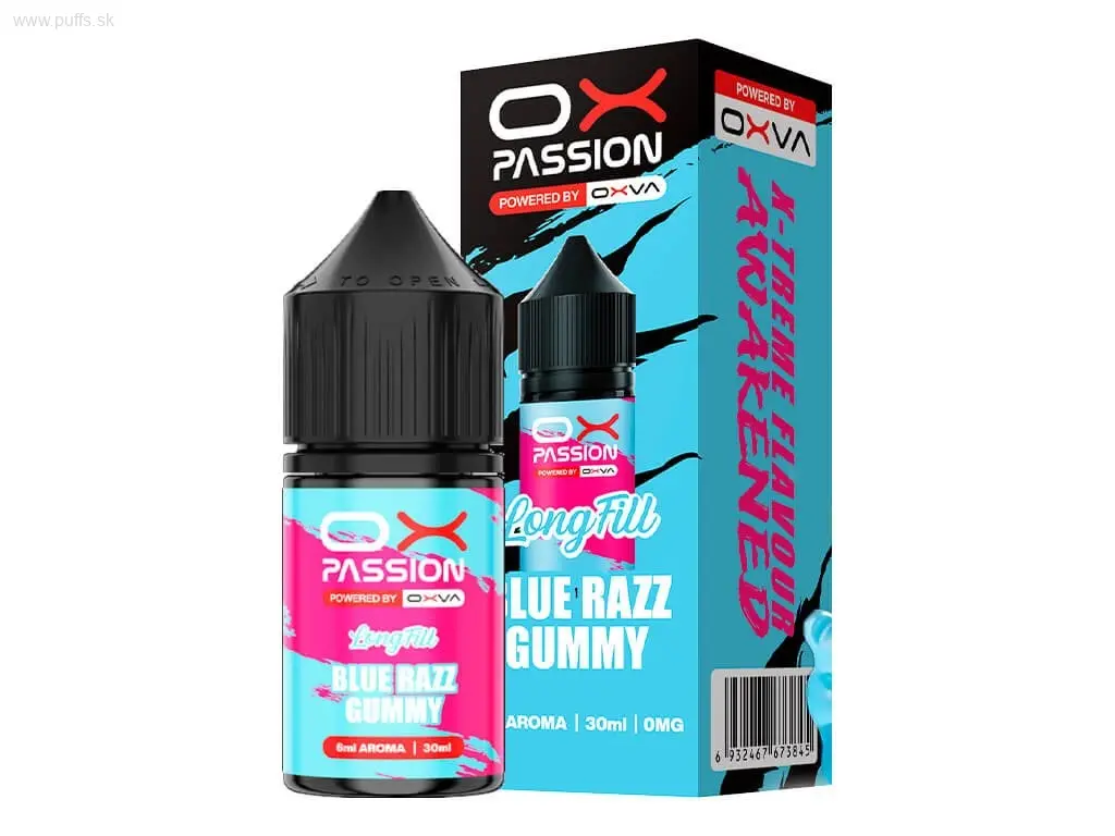 Ox Passion Blue Razz Gummy Longfill 6ml Ox Passion Blue Razz Gummy Longfill 6ml