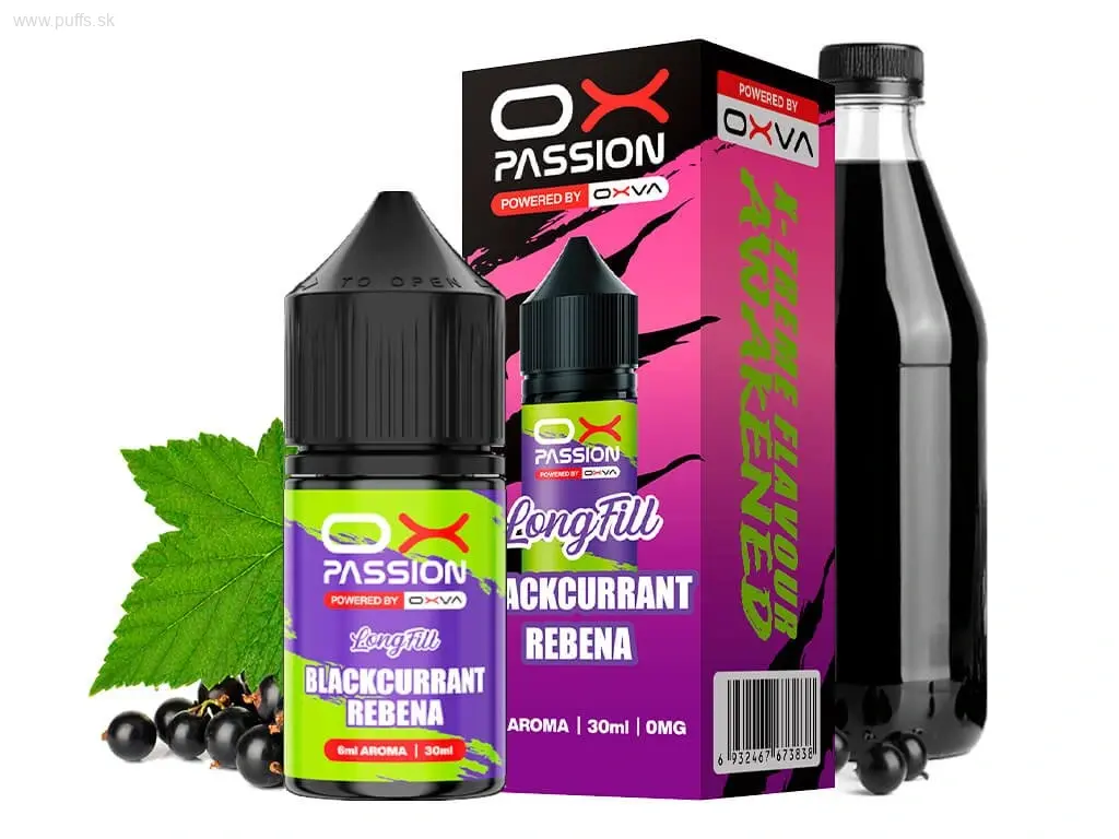 Ox Passion Blackcurrant Rebena Longfill 6ml Ox Passion Blackcurrant Rebena Longfill 6ml