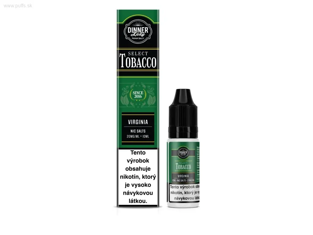 Dinner Lady Nic Salts Virginia 10ml 20mg