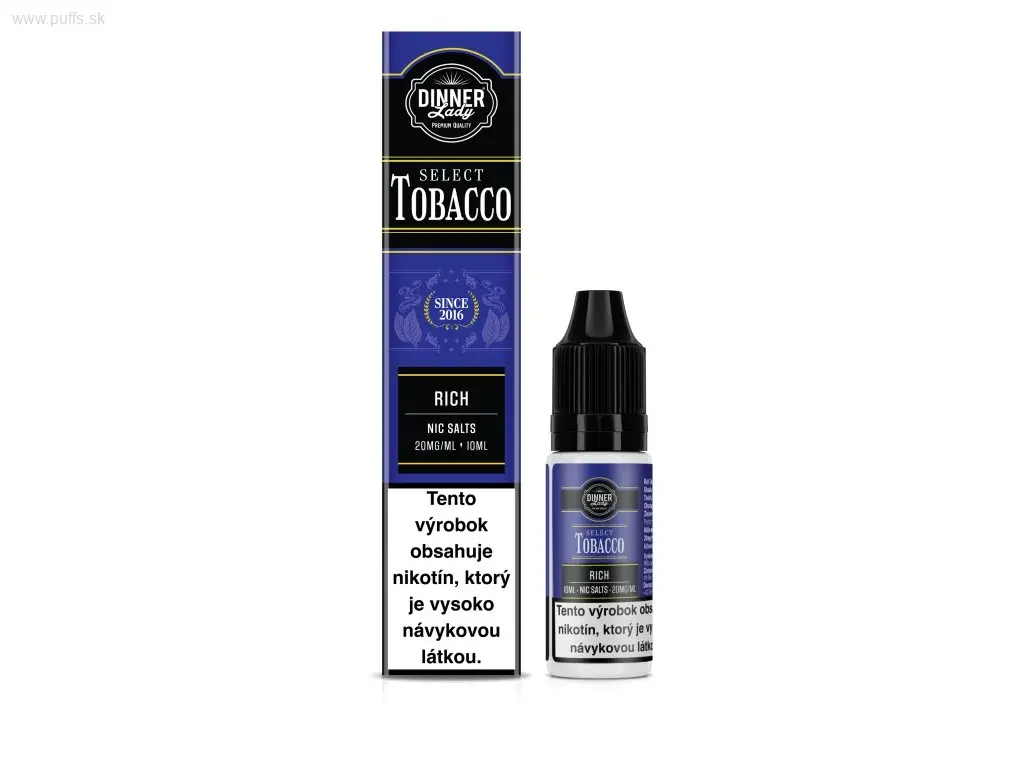 Dinner Lady Nic Salts Rich 10ml 20mg