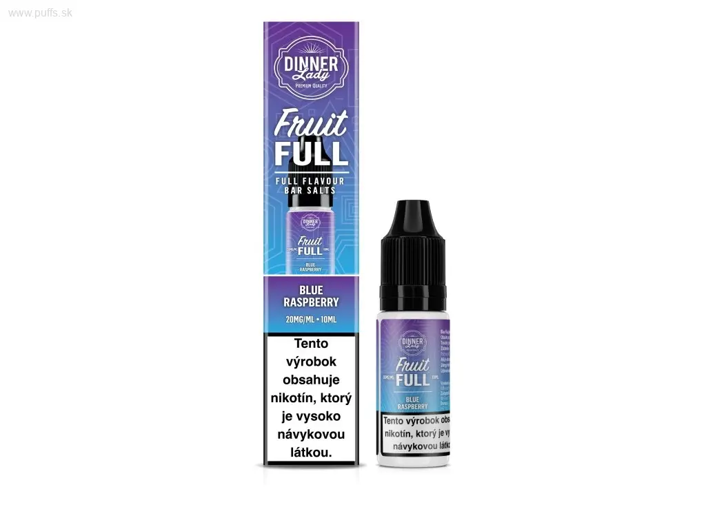 Dinner Lady Nic Salts Blue Raspberry 10ml 20mg