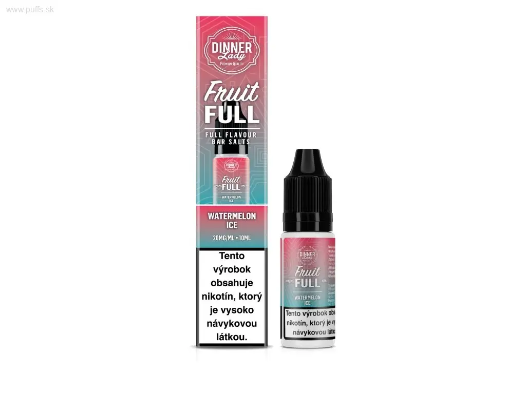 Dinner Lady Nic Salts Watermelon Ice 10ml 20mg