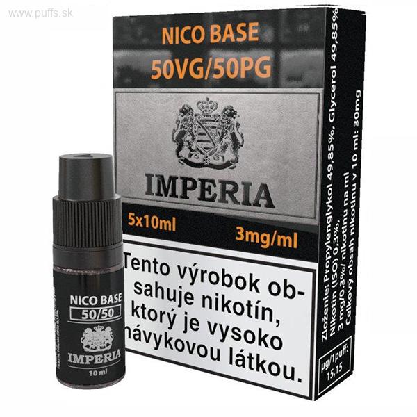 Nikotinová báza SK IMPERIA 5x10ml PG50-VG50 3mg