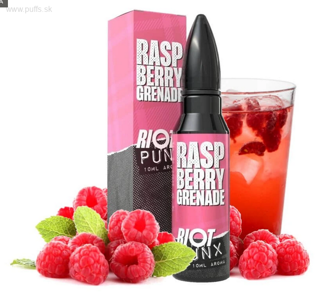 Raspberry Grenade Longfill 10ml - Riot Squad 