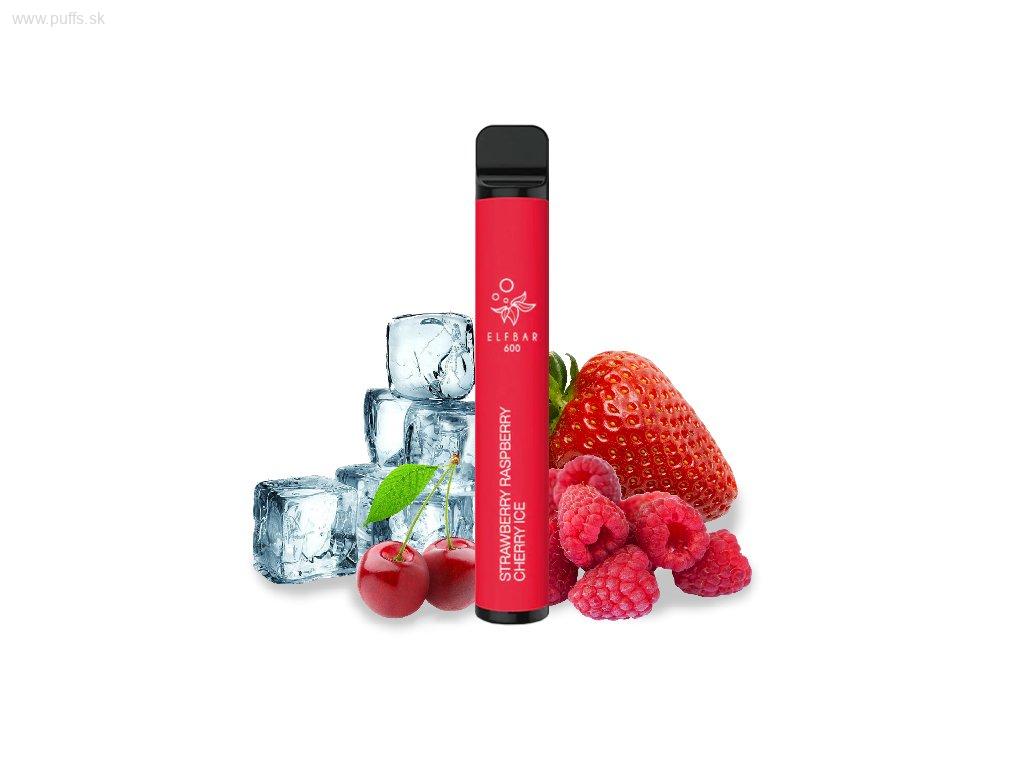 Elf bar 600 Strawberry Raspberry Cherry Ice 20mg