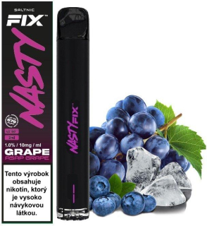 Nasty Juice Air Fix SK elektronická cigareta Asap Grape 10mg 