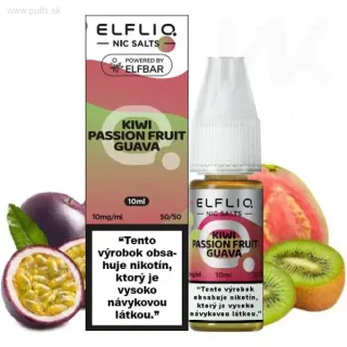 e-liquid ELF BAR ELFLIQ Kiwi passion guava 10mg