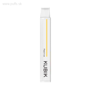 Kubík – Jednorazová e-cigareta 600  | Peach Ice 20mg