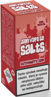 Liquid Juice Sauz SALT The Jam Vape Co Strawberry Jam 10ml - 20mg 