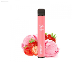 Elfbar 600 Zero Strawberry Ice Cream Jednorazovka - 0mg