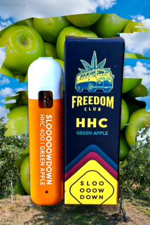 HHC vape SLOW DOWN Green apple