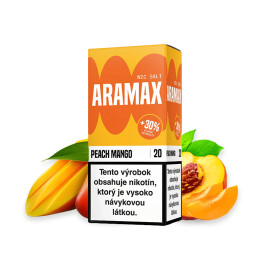 Aramax Salt E-Liquid 10ml Peach Mango 10mg