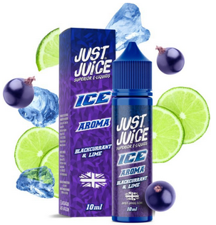 Just Juice longfill 10ml- Ice Blackcurrant &amp; Lime
