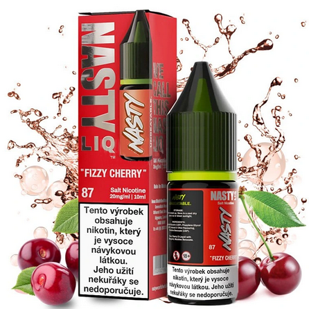 Nasty Liq- Salt e-liquid- Fizzy Cherry 10ml 10mg
