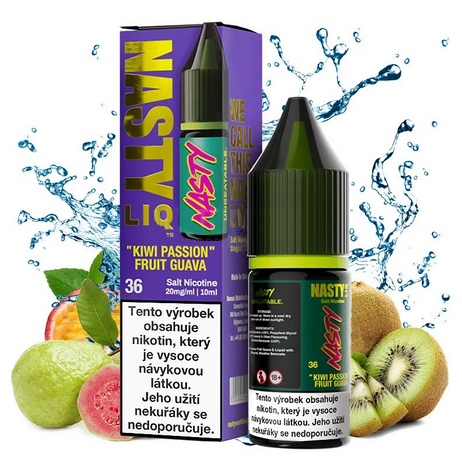 Nasty Liq- Salt e-liquid- Kiwi Passion Fruit Guava 10ml 20mg