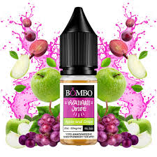 Bombo Nic Salt E-liquid 10ml Apple and Grape 20mg