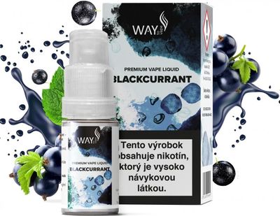Way to Vape liquid 10ml Blackcurrant 18mg
