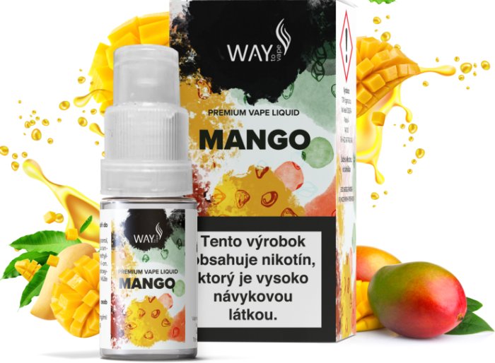 Way to Vape liquid 10ml Mango 6mg