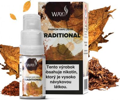 Way to Vape liquid 10ml Traditional 12mg