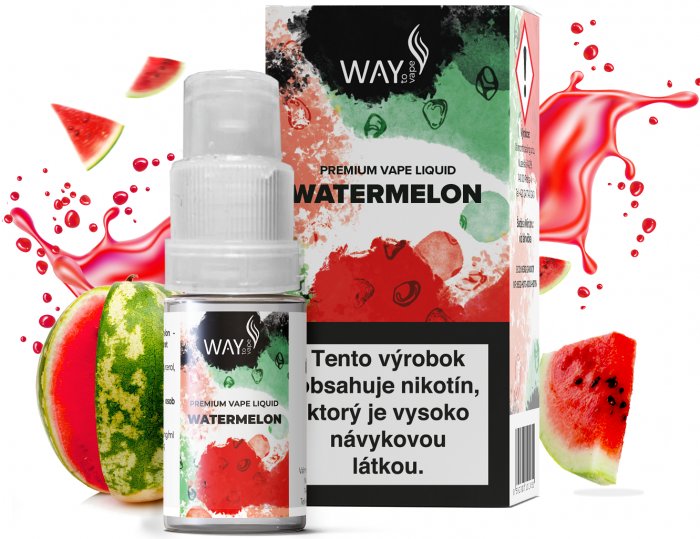Way to Vape liquid 10ml Watermelon 12mg