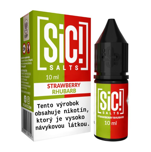 SIC! Strawberry Rhubarb Liquid 10ml